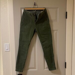 Studio Blue Olive Green Denim